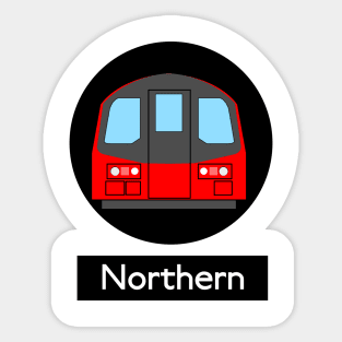 London Underground Subway Northern Sticker